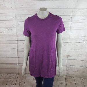 Alternative Apparel Purple Dress Side Slit Medium